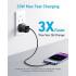 Anker 323, 33W Wall Charger + USB-C To C Cable 90CM, USB Type-A & USB Type-C Interface, ActiveShield Safety System, Portable, Universal Compatibility, Black